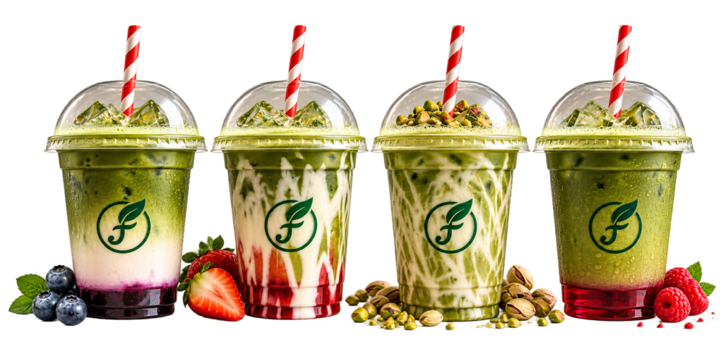 Matcha Iced Drinks Selection, Fulfilled Retford
